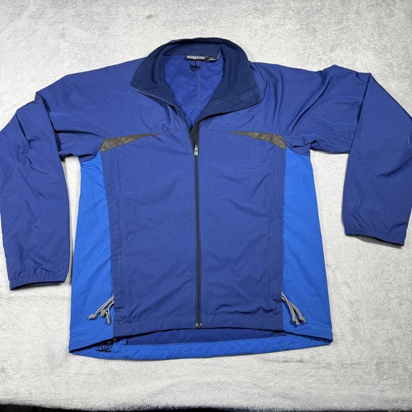 Patagonia Jacket Mens Small Windbreaker Full Zip Lightweight Pockets Outdoor - Picture 4 of 13